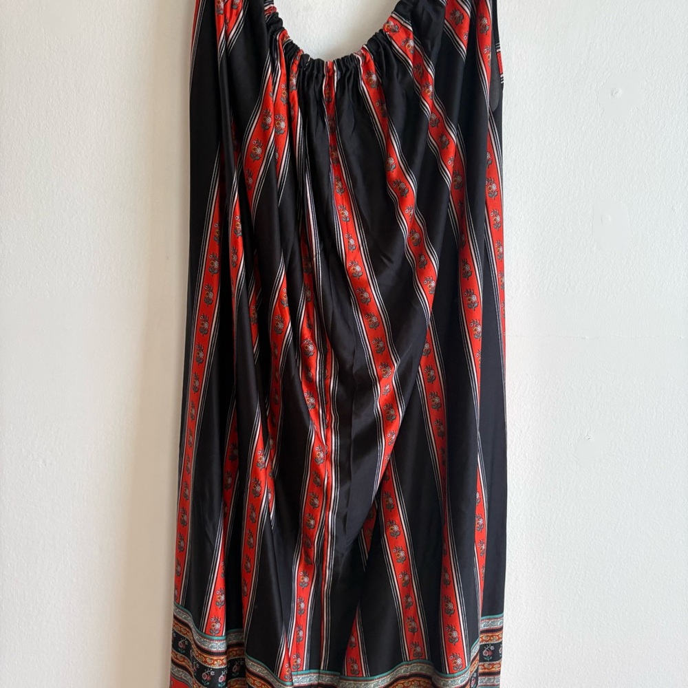 John Warden For Molyclaire Sz M Vintage 70s Printed India Maxi Dress - Picture 6 of 11